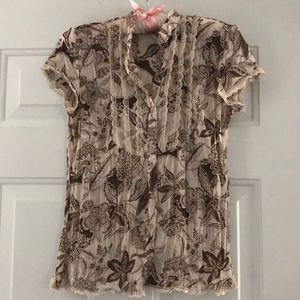 Mandee Dress Blouse, Size Small